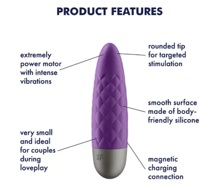 Вибропуля перезаряжаемая Satisfyer Ultra Power